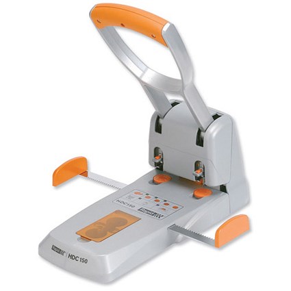 Rapid HDC150 Punch Heavy-duty 2-Hole with Ergonomic Handle Capacity 150x 80gsm
