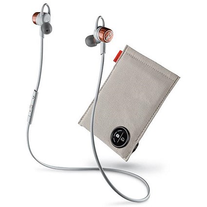 Plantronics BackBeat Go 3 Wireless Earphones with Charging Case Copper& Orange Ref 204353-05