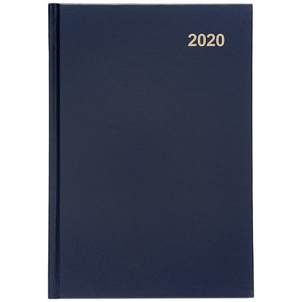 5 Star 2020 Diary, Week to View, A5, Blue