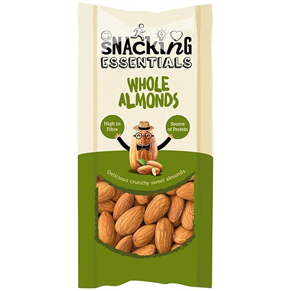 Snacking Essentials Whole Almonds Shot Packs - Pack of 16