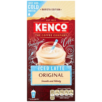 Kenco Iced Latte Original Instant Coffee - 40 Servings
