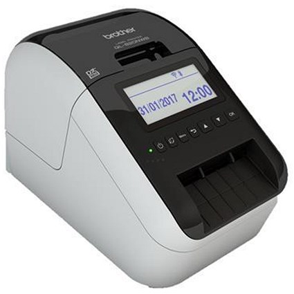 Brother Professional Label Printer Network Enabled Wireless 62mm Labels 176mm per Second Ref QL820NW