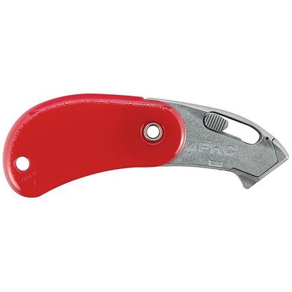 Pacific Handy Cutter Pocket Safety Cutter, Red, Pack of 12
