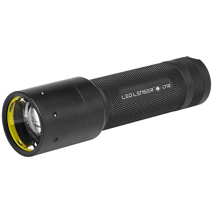 LED Lenser I7R Torch, Rechargeable, 220 Lumens, 180m Beam, Splash Proof