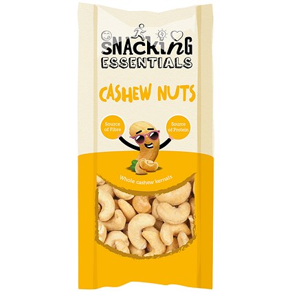 Snacking Essentials Cashew Nut Shot Packs - Pack of 16
