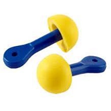 Ear Express Plug, Yellow/Blue, Pack of 100