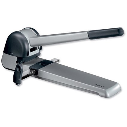 Leitz 5182 Super Punch Heavy-duty 2-Hole Long-handled Capacity 250x 80gsm Black and Grey