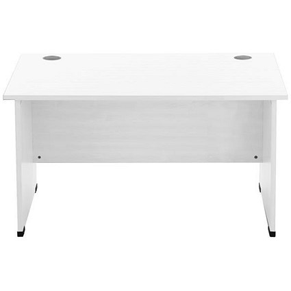 Sonix 1200mm Rectangular Desk / Panel Legs / White