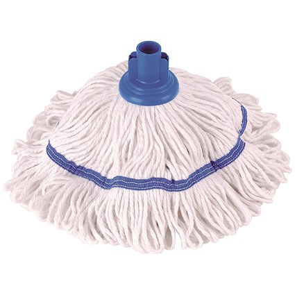 Robert Scott & Sons Hygiemix T1 Socket Colour-coded Mop, Cotton & Synthetic, 250g, Blue