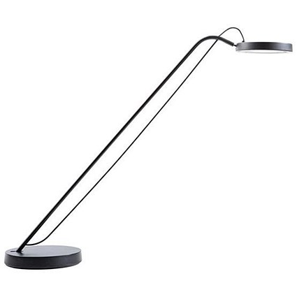 Unilux Illusio LED Desk Lamp Adjustable Arm 6.5W Max Height 630mm Base Diameter 140mm Black
