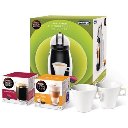 Dolce Gusto Manual Coffee Machine 15-Bar Pump Includes 2-Boxes of Coffee Capsules