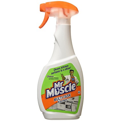Mr Muscle Kitchen Cleaner Trigger Spray, Lemon, 750ml