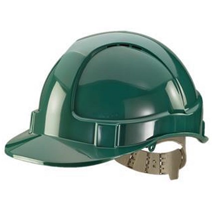 B-Brand Comfort Vented Safety Helmet - Green