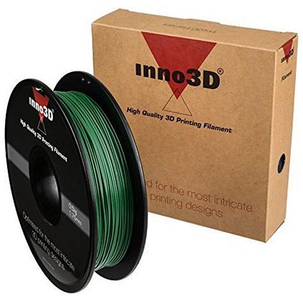 Inno3D ABS Filament for 3D Printer 1.75x200mm 0.5kg Dark Green Ref 3DPFA175SG05