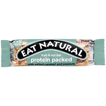 Eat Natural Fruit Nut Salted Caramel & Peanuts bar, 45g, Pack of 12