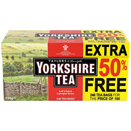 Yorkshire Tea Bags, Pack of 240