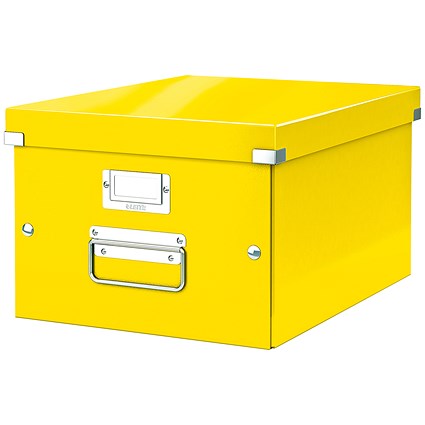 Leitz Click & Store Medium Storage Box for A4 - Yellow