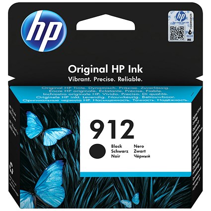 HP 912 Black Ink Cartridge 3YL80AE