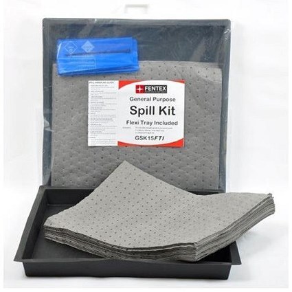 Fentex General Purpose Spill Kit & Tray - 15 Litre