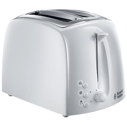Russell Hobbs Toaster With Crumb Tray / 930W / Auto-off / White