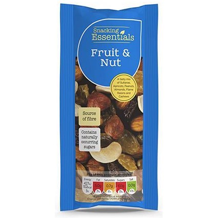 Snacking Essentials Fruit & Nut, 50g Bags, Pack of 16