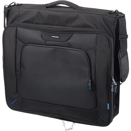 Lightpak Travel Garment Bag Main Compartment with Hanger Polyester Black