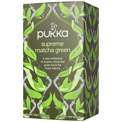 Pukka Supreme Matcha Tea Bags - Pack of 20