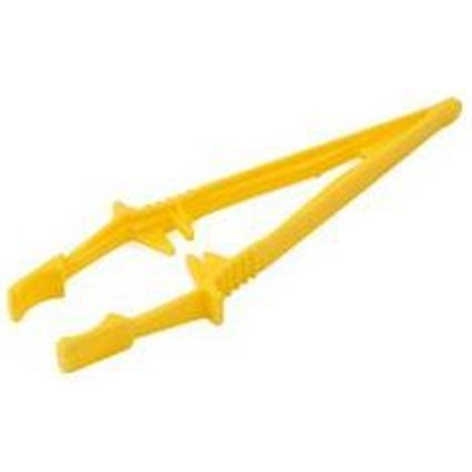 Click Medical Sharps Forceps - Yellow