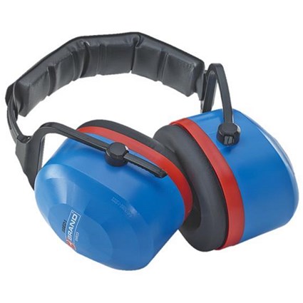 B-Brand Premium Ear Defender Muffs, Blue, Pack of 10