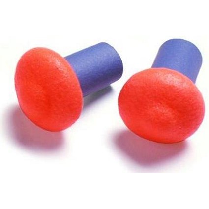 Howard Leight Quiet Band Replacement Foam Ear Pods, Reusable, Coral, Pack of 50