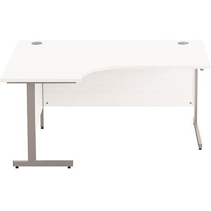 Sonix 1600mm Corner Desk / Left Hand / White