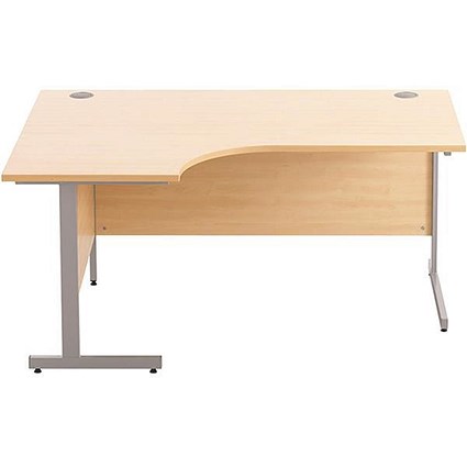 Sonix 1600mm Corner Desk / Left Hand / Maple