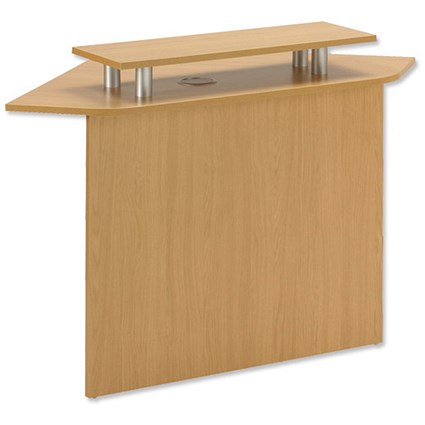 Trexus Reception Corner Linking Unit W800xD800xH835mm Oak