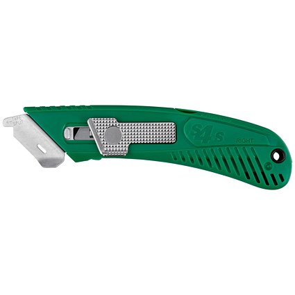 Pacific Handy Cutter Right Hand Spring Back Cutter, Self-retracting, Green