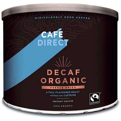 Cafe Direct Classics Decaffeinated Organic Roast Instant Coffee - 500g