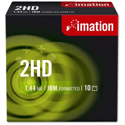 Imation Diskettes 3.5in Formatted DS/HD 1.44Mb [Pack 10]