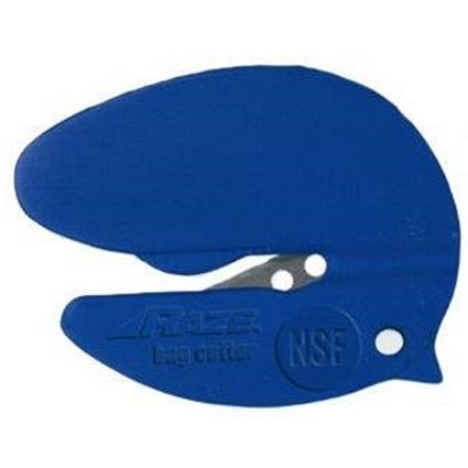 Pacific Handy Cutter Raze NSF Bag Cutter, Tape Splitter, Blue, Pack of 50