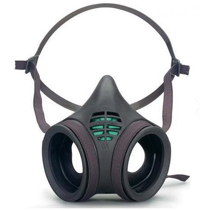 Moldex Mask Body, Twin Filter Low Profile, Large, Grey