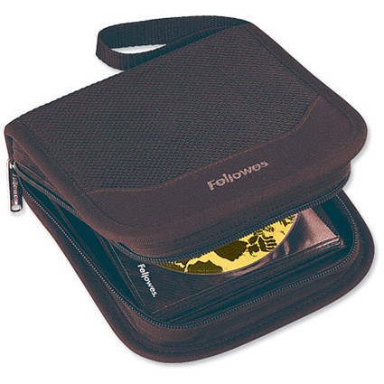 CD and DVD Wallet Capacity 32 with Cleaning Cloth