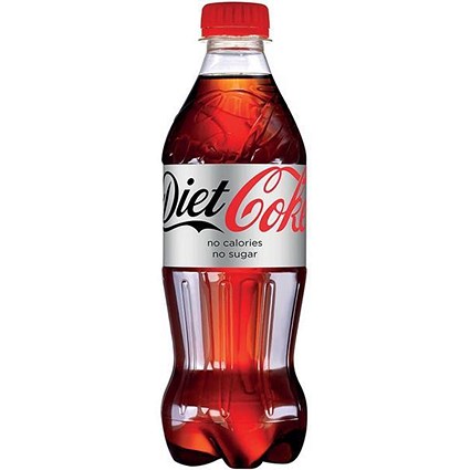 Diet Coca Cola - 24 x 500ml Bottles
