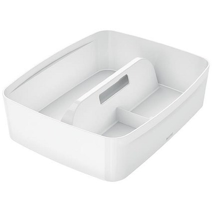 Leitz MyBox Organiser Tray with Handle - White
