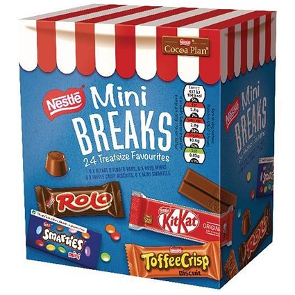 Nestle Mini Breaks Mixed Assorted - Pack of 24
