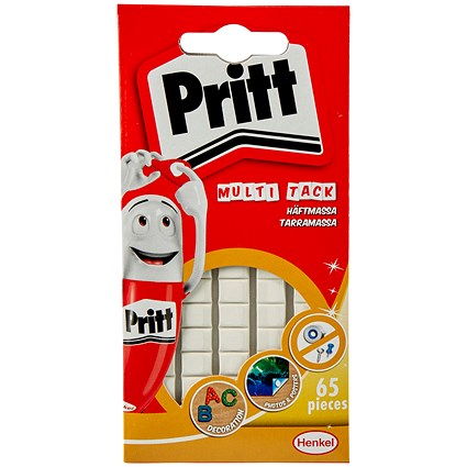 Pritt Multi Tack Squares White 65 Squares (Pack of 24)