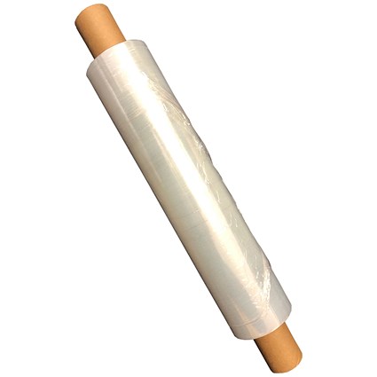 Shrink Wrap - W400mm x L300m, Extended Core, 17 Micron, Clear, Pack of 6