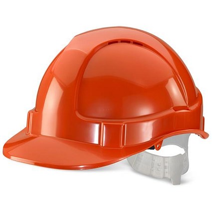 B-Brand Economy Vented Safety Helmet - Orange