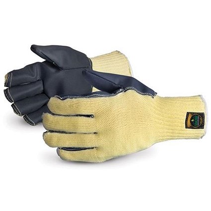 Superior Glove Cool Grip Glove, Heat-Resistant, String-Knit, Extra Large, Blue