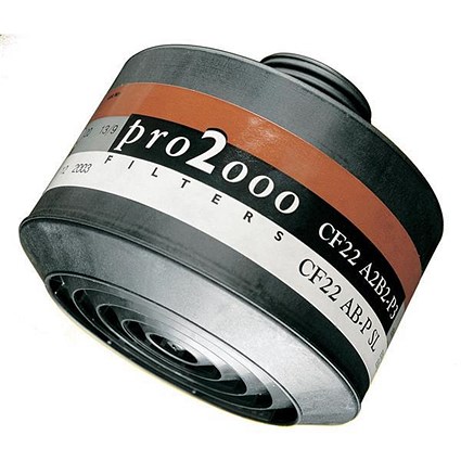 Scott Pro 2000 CF22 A2B2P3 Filter, 40mm Thread, Grey