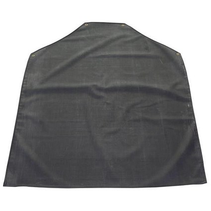 Click Workwear Rubber Apron, 42 X 36 inch, Black