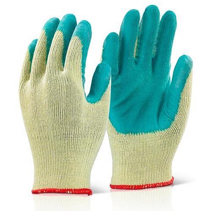 Click 2000 Economy Grip Glove, Medium, Green, Pack of 100