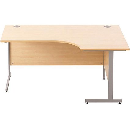 Sonix 1600mm Corner Desk / Right Hand / Maple